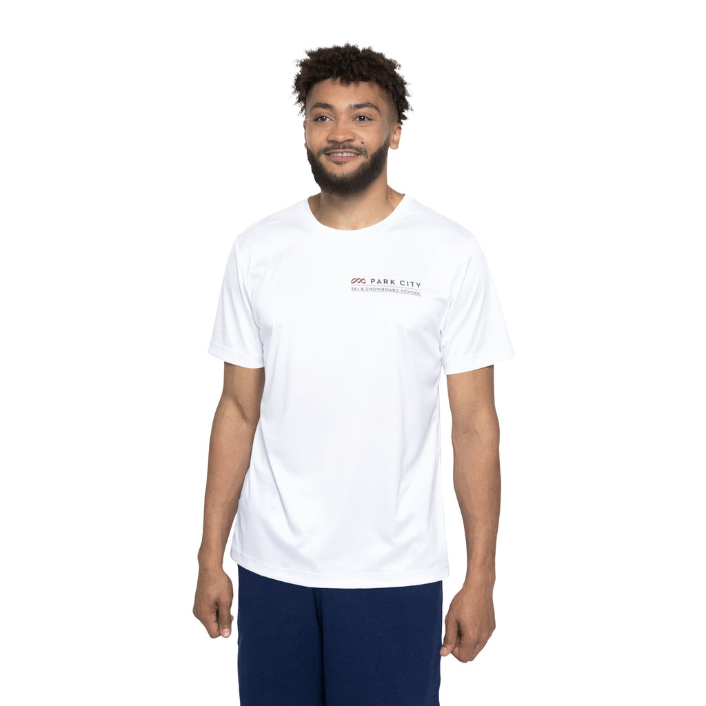 Park City Ski & Snowboard School  Athletic Jersey - Men’s Performance Tee - Horizontal