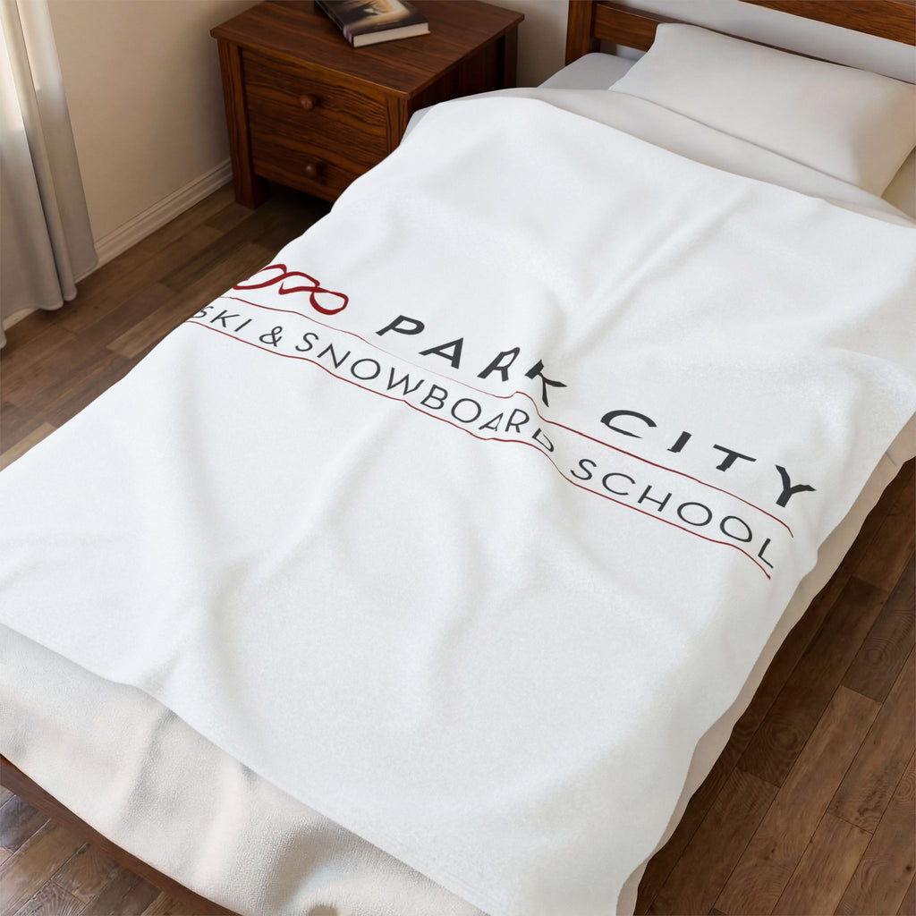 Park City Ski & Snowboard School, Velveteen Plush Blanket
