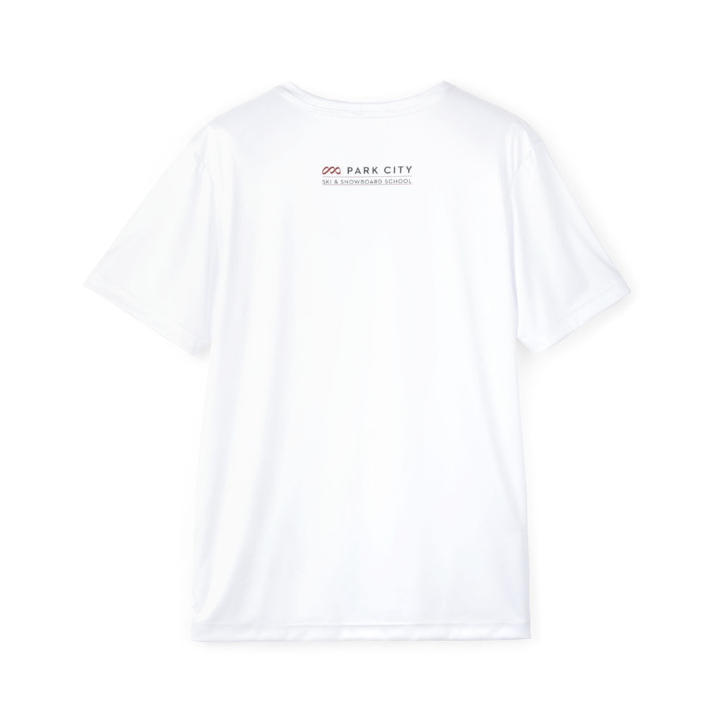 Park City Ski & Snowboard School  Athletic Jersey - Men’s Performance Tee - Horizontal