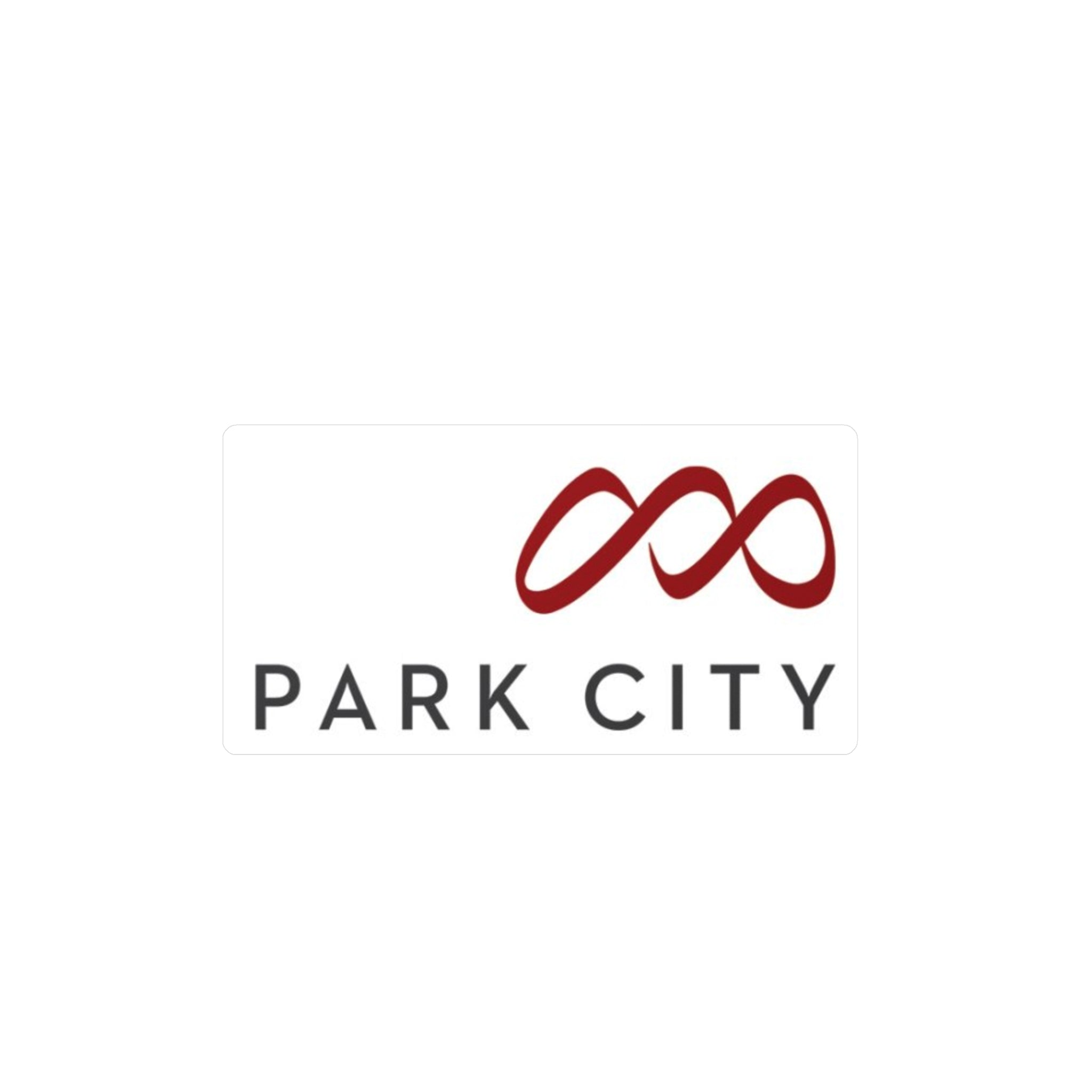 Park City Vinyl Decal Sticker — Kiss-Cut Logo Sticker for Laptops, Water Bottles & Windows