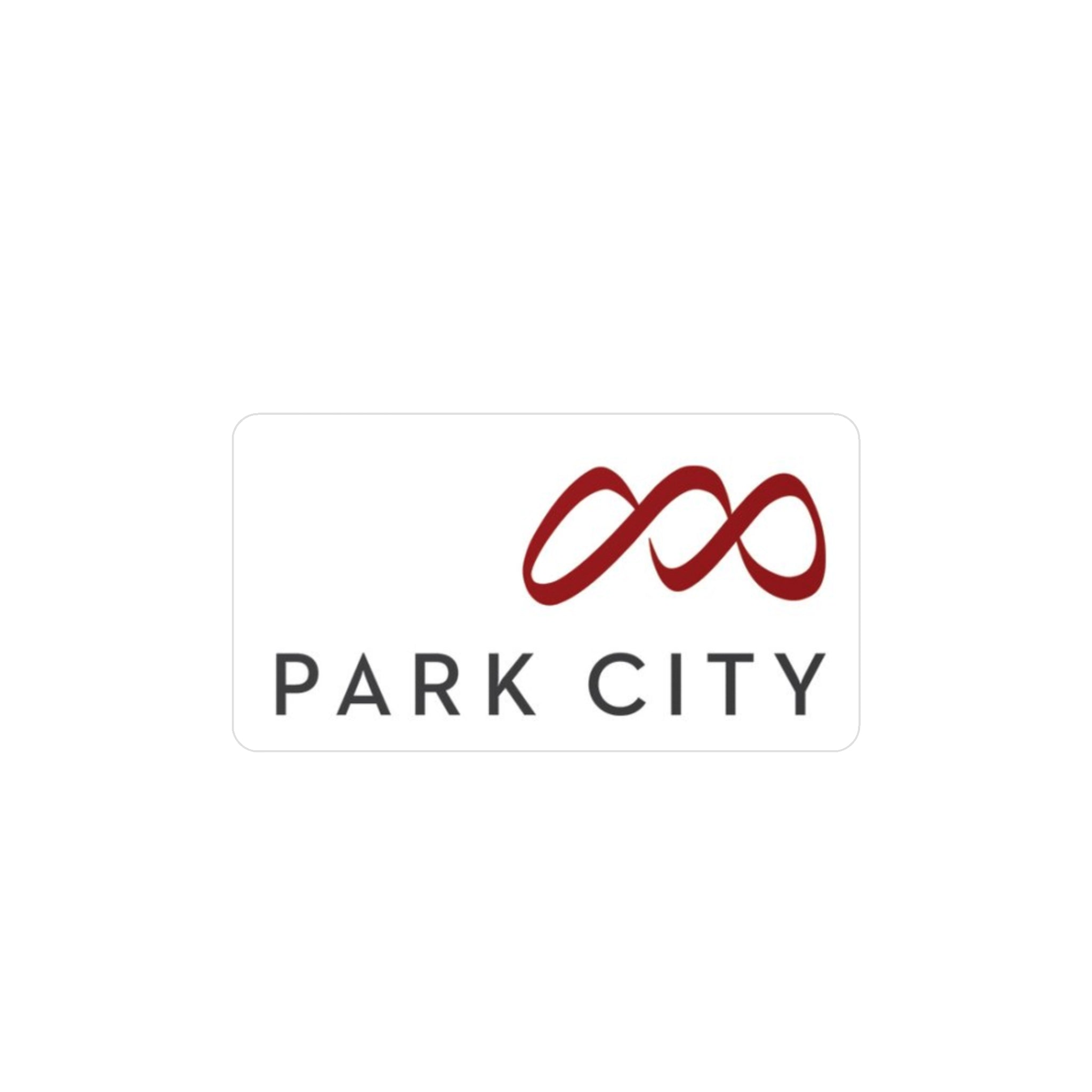 Park City Vinyl Decal Sticker — Kiss-Cut Logo Sticker for Laptops, Water Bottles & Windows
