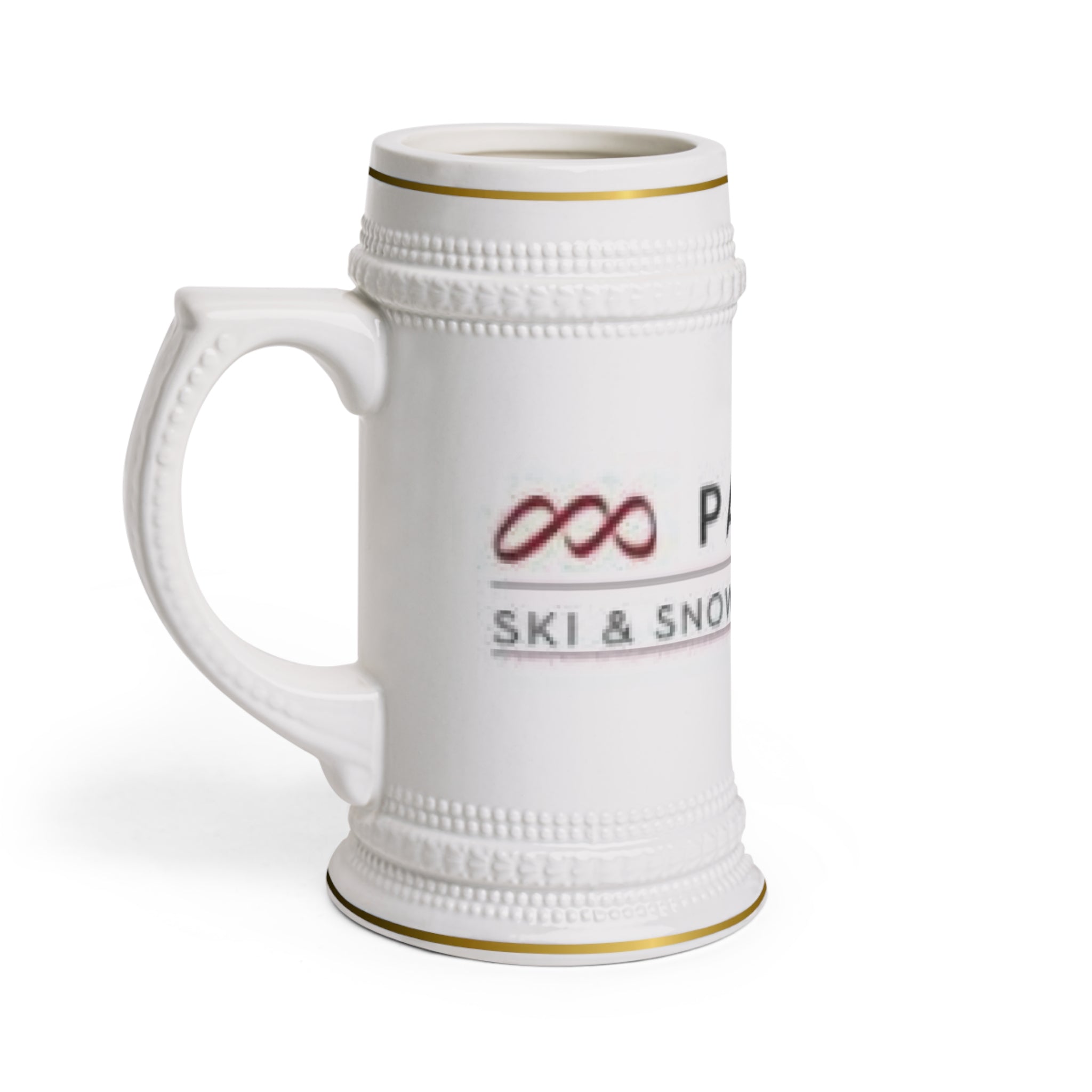 Beer Stein - Park City Ski & Snowboard School Logo Ceramic Mug