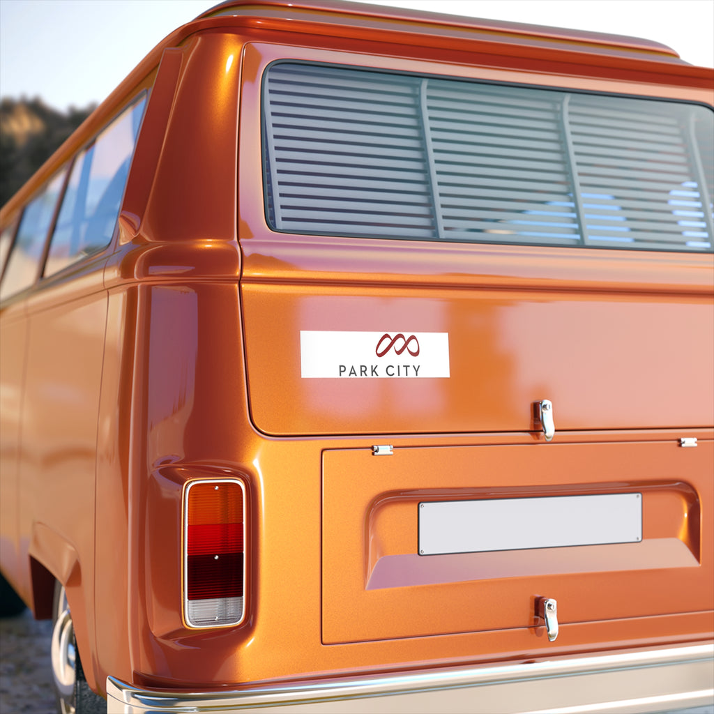 Park City Bumper Sticker — Minimal Mountain Logo Decal