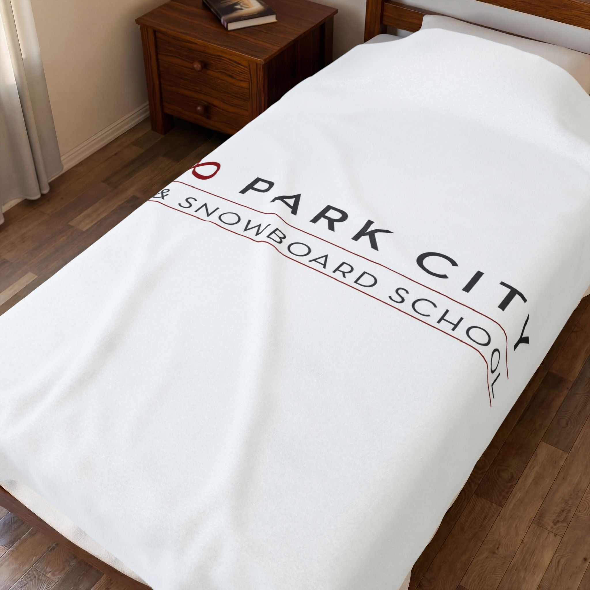 Park City Ski & Snowboard School, Velveteen Plush Blanket