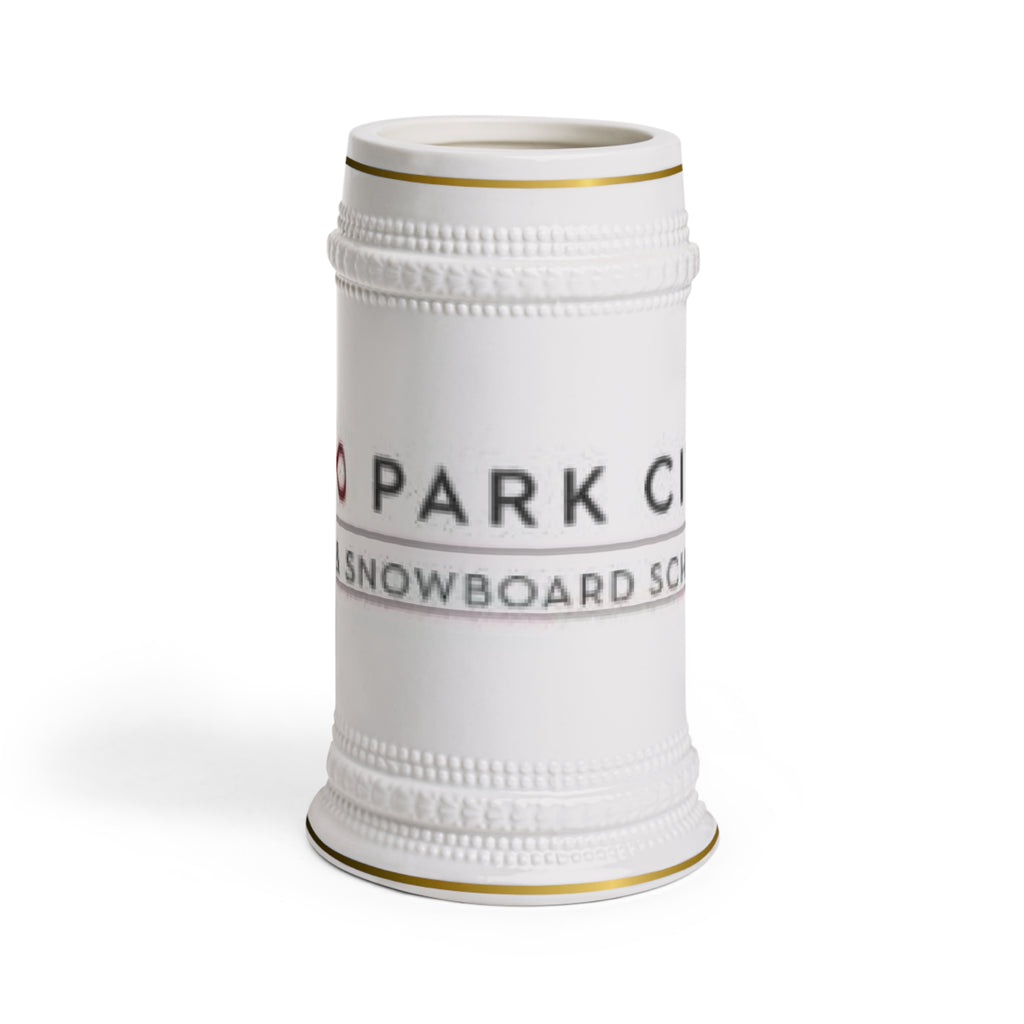 Beer Stein - Park City Ski & Snowboard School Logo Ceramic Mug