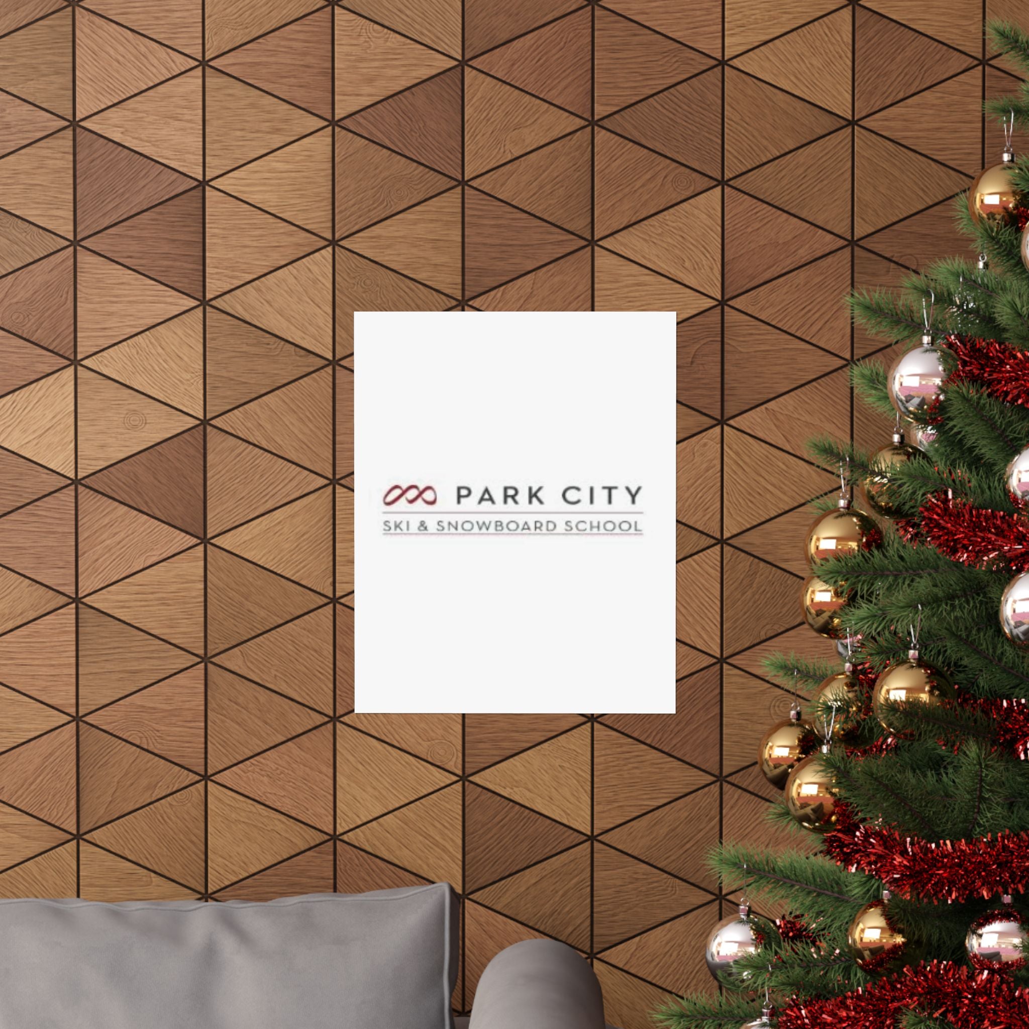 Park City Ski & Snowboard School Poster — Vertical Matte Print