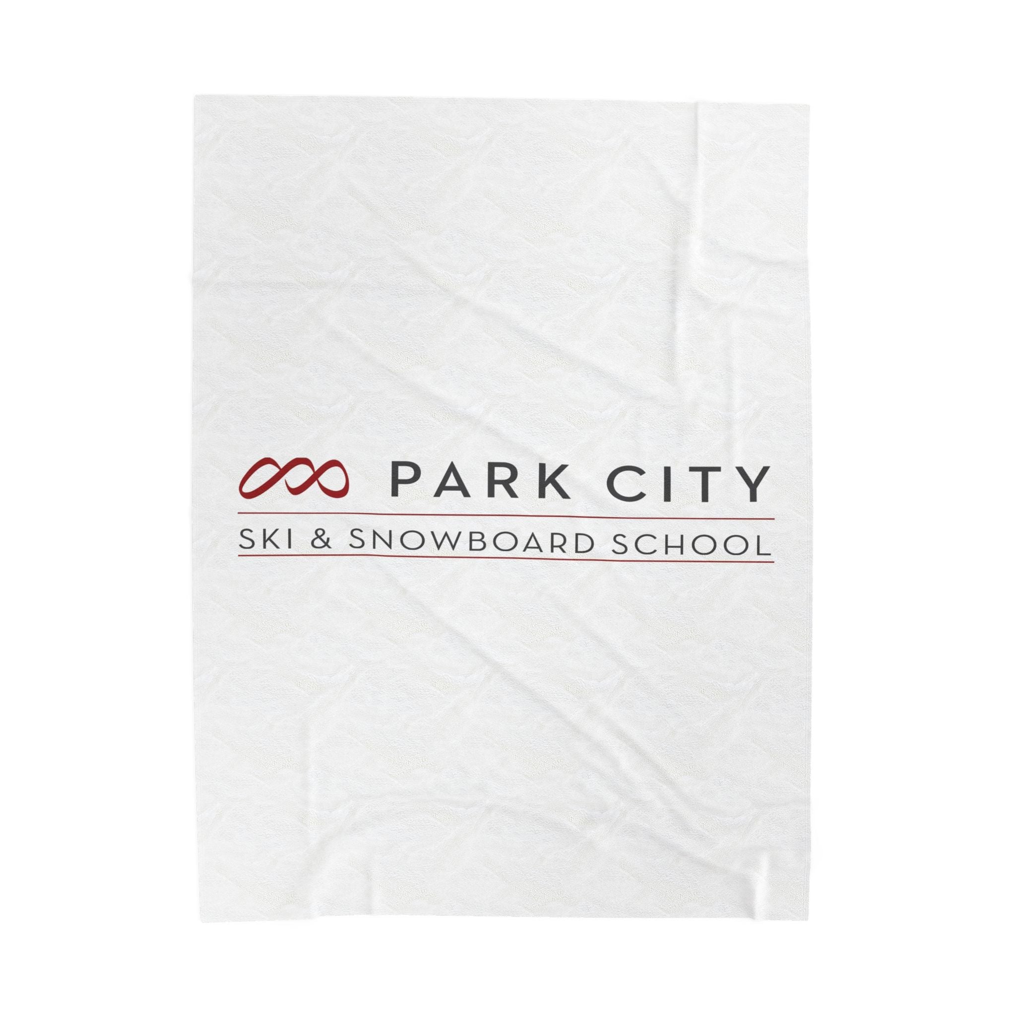 Park City Ski & Snowboard School, Velveteen Plush Blanket