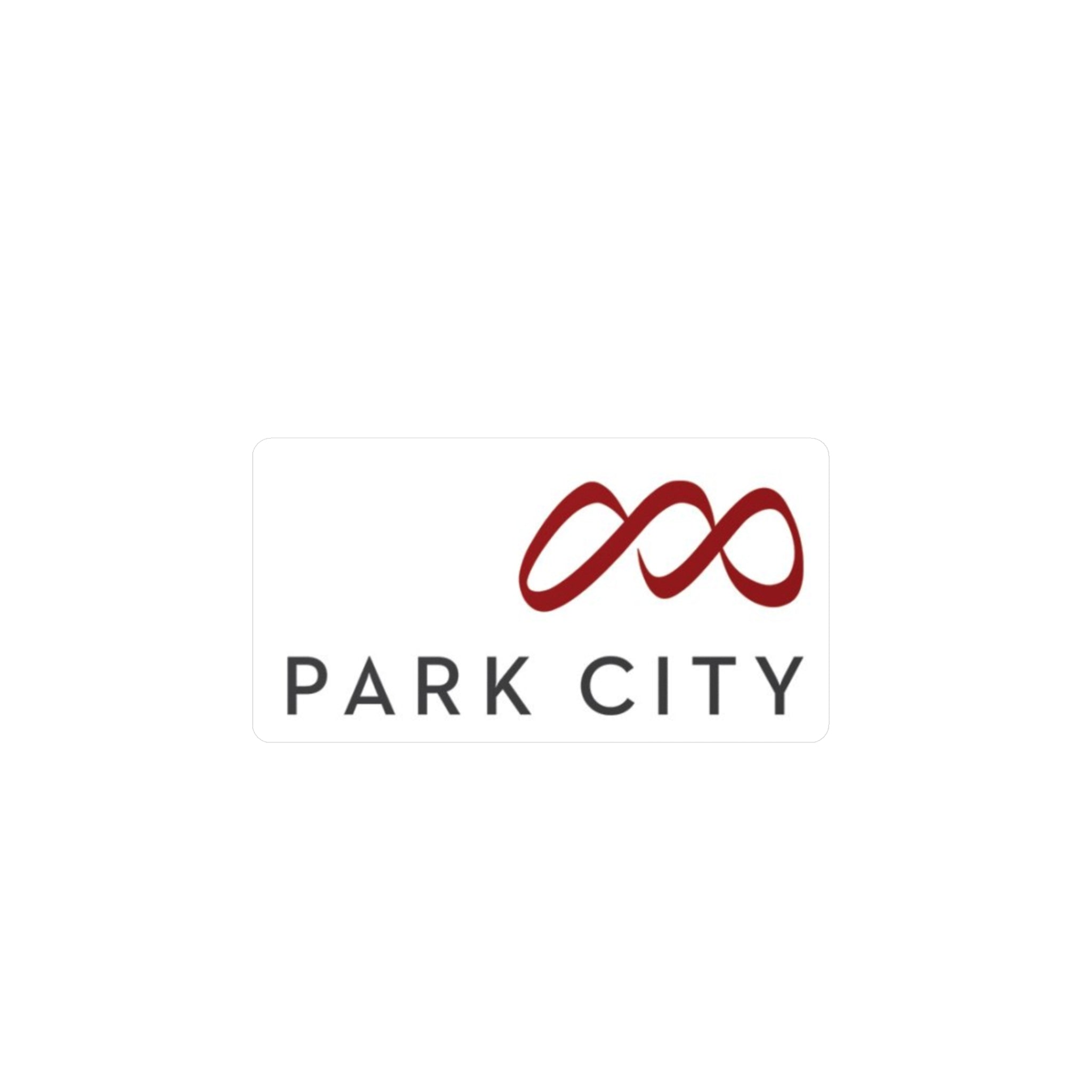 Park City Vinyl Decal Sticker — Kiss-Cut Logo Sticker for Laptops, Water Bottles & Windows