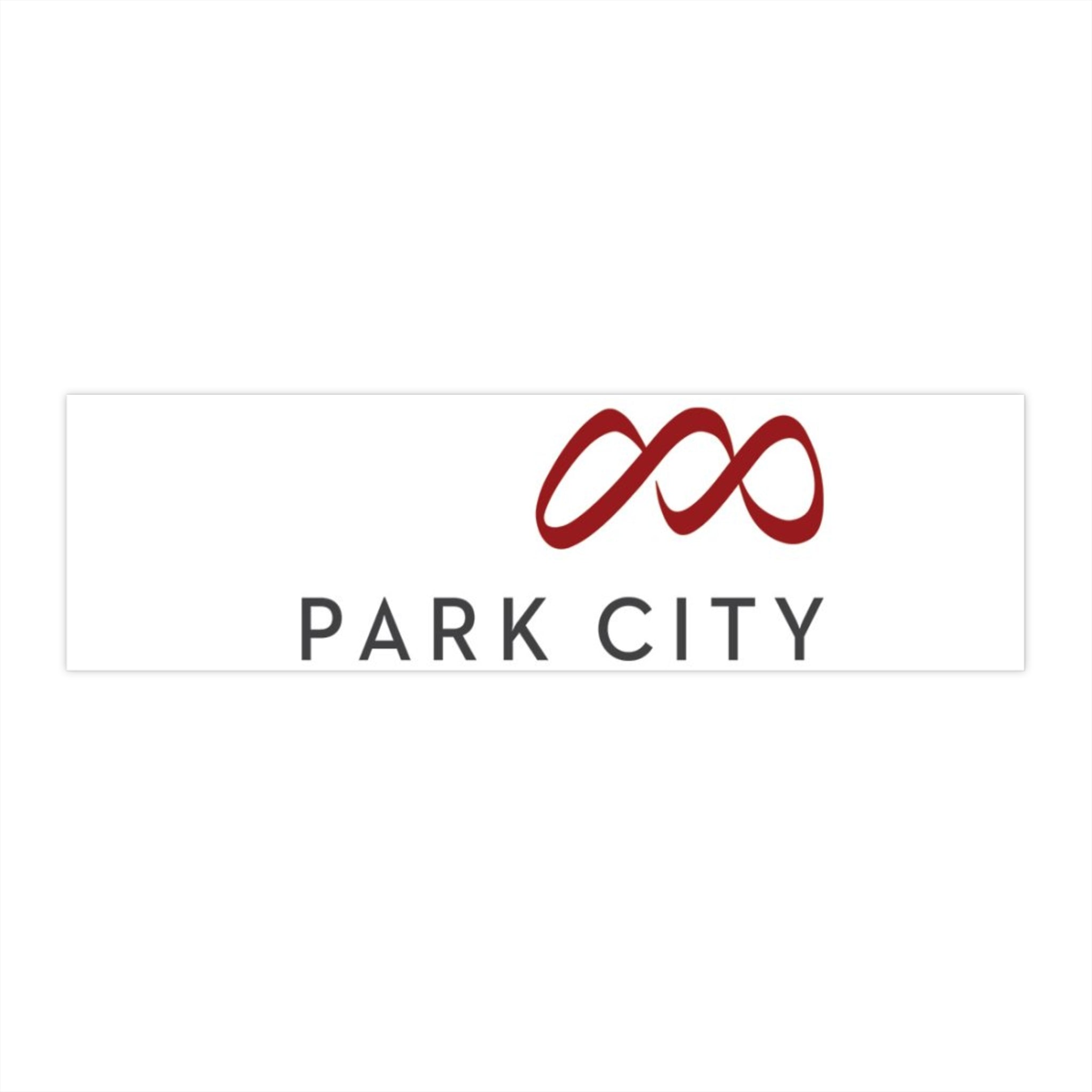 Park City Bumper Sticker — Minimal Mountain Logo Decal