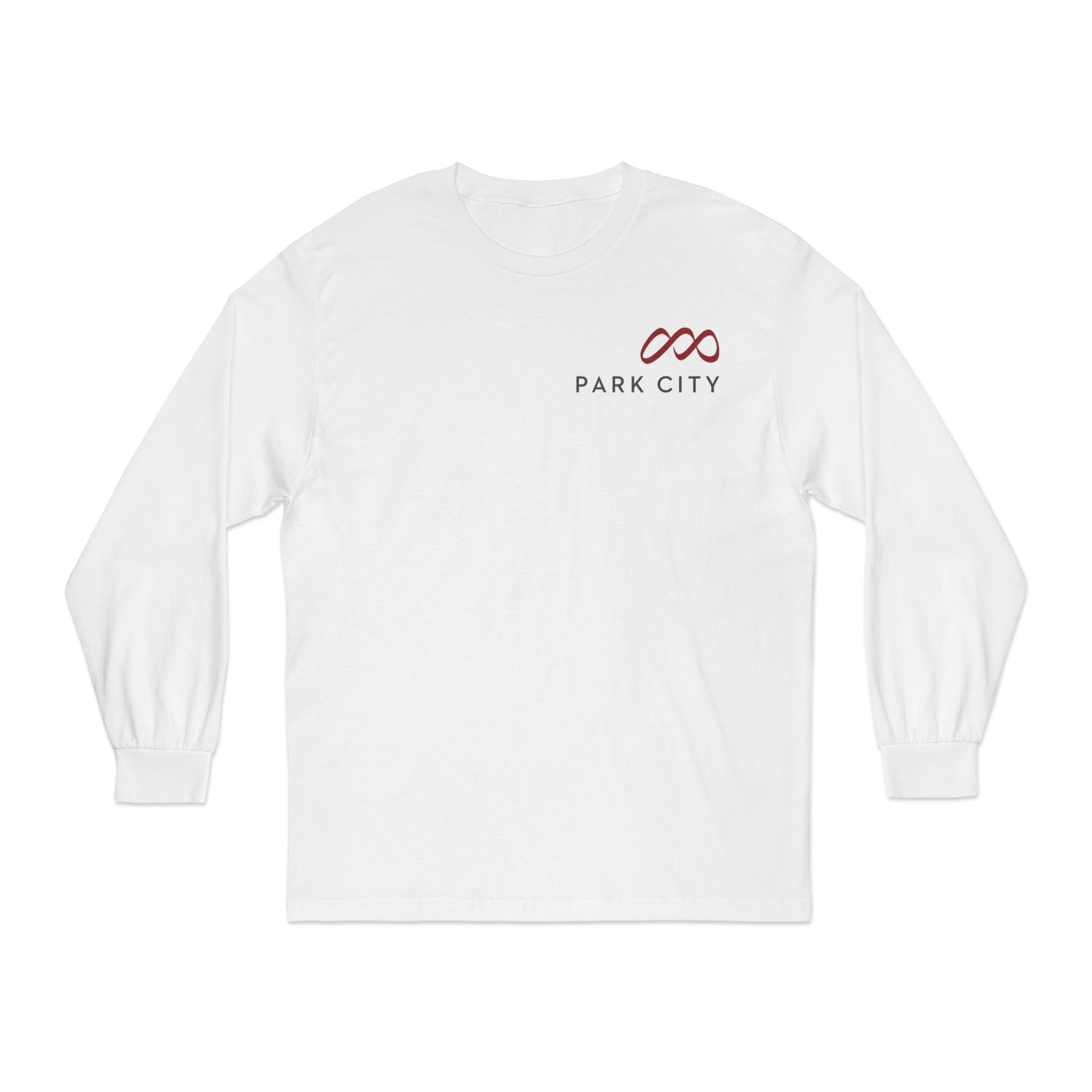 Park City Long Sleeve Tee — Minimal Mountain Logo Shirt