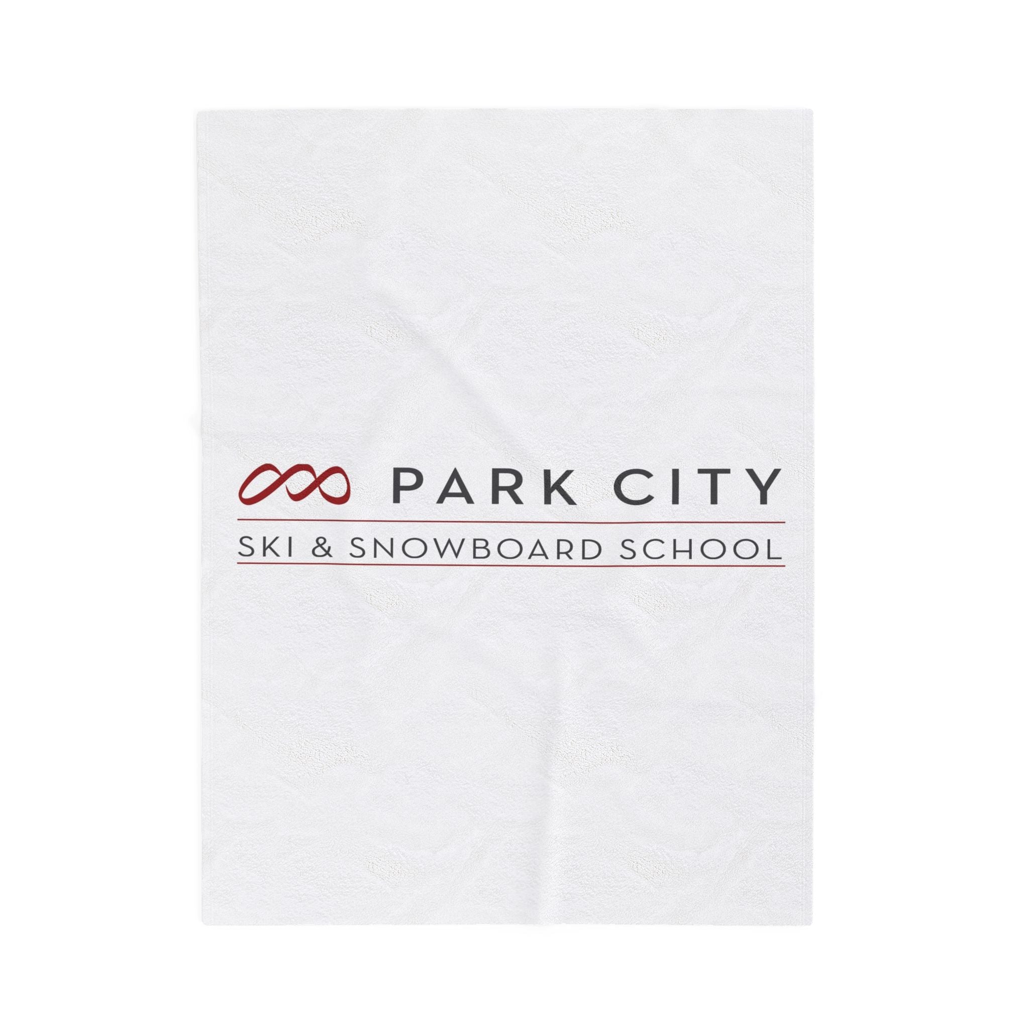 Park City Ski & Snowboard School, Velveteen Plush Blanket