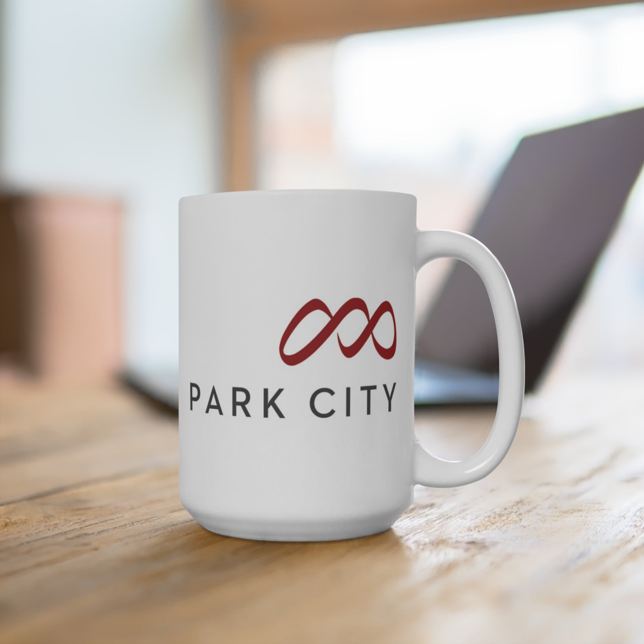 Park City Logo Mug — 15oz Ceramic Coffee Cup
