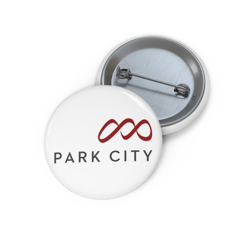 Park City, Park City Logo —  Park City, Mountain Souvenir Badge - White