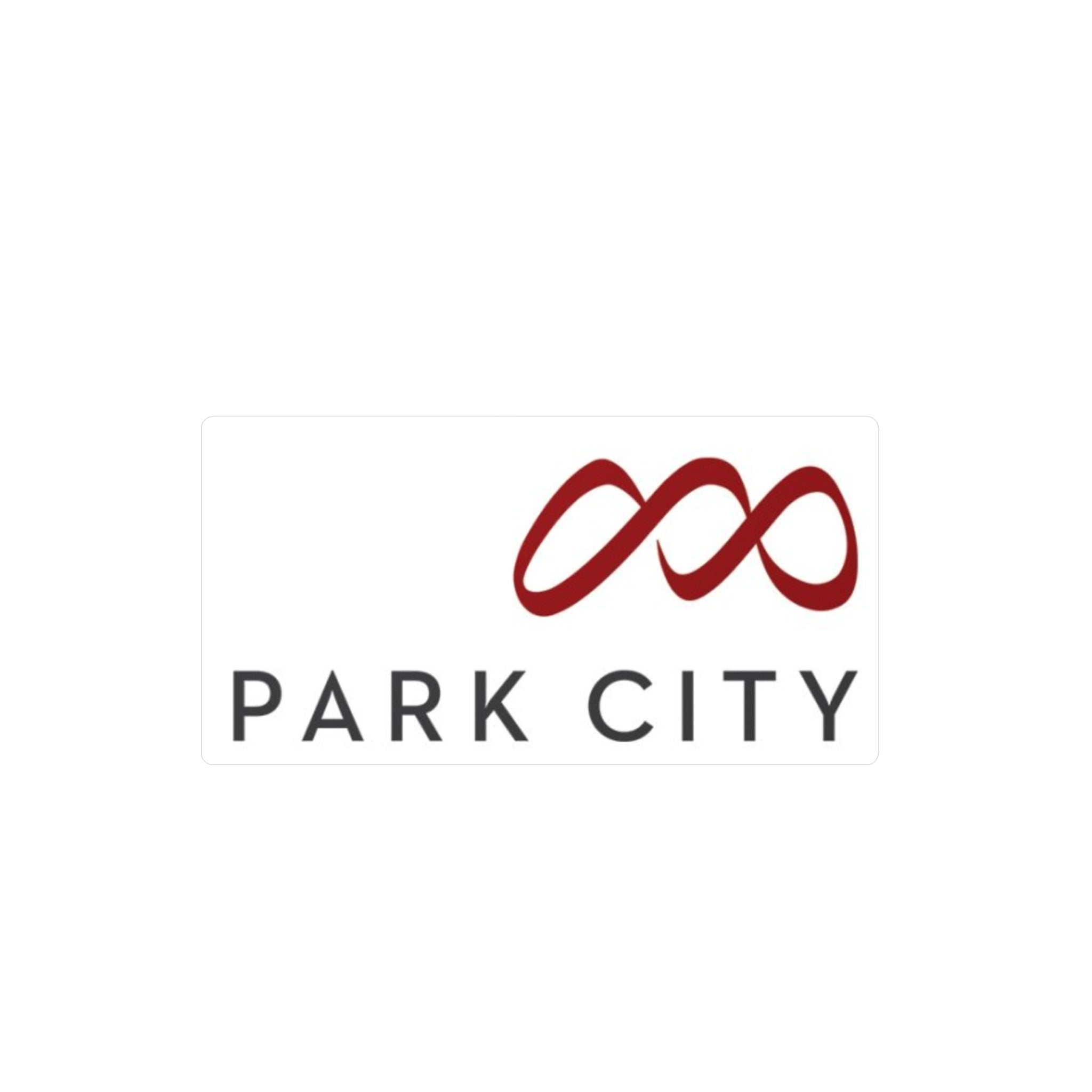 Park City Vinyl Decal Sticker — Kiss-Cut Logo Sticker for Laptops, Water Bottles & Windows